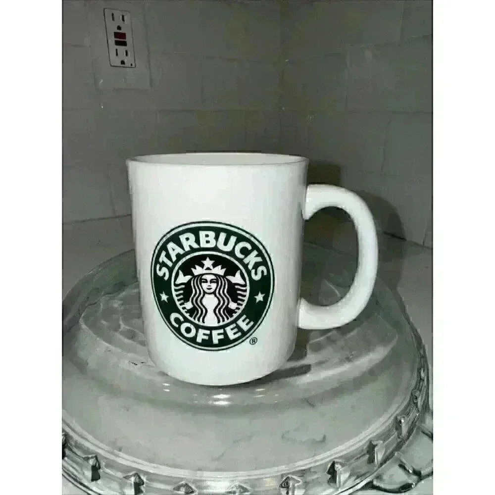 Starbucks 2006 White Coffee Mug Cup Mermaid Logo